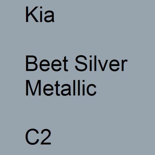 Kia, Beet Silver Metallic, C2.